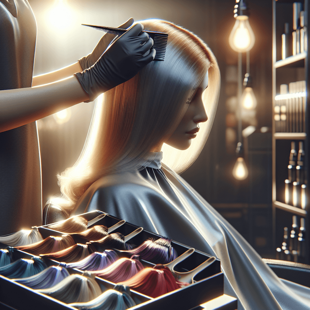 başakşehir kadın kuaförlerinin sunduğu saç boyama hizmetleri