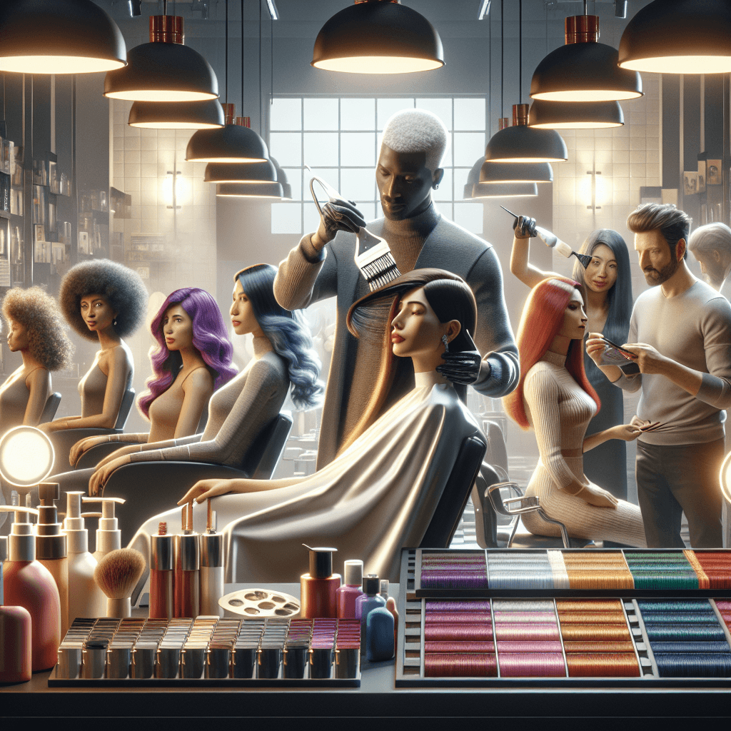 başakşehir saç boyama teknikleri rehberi