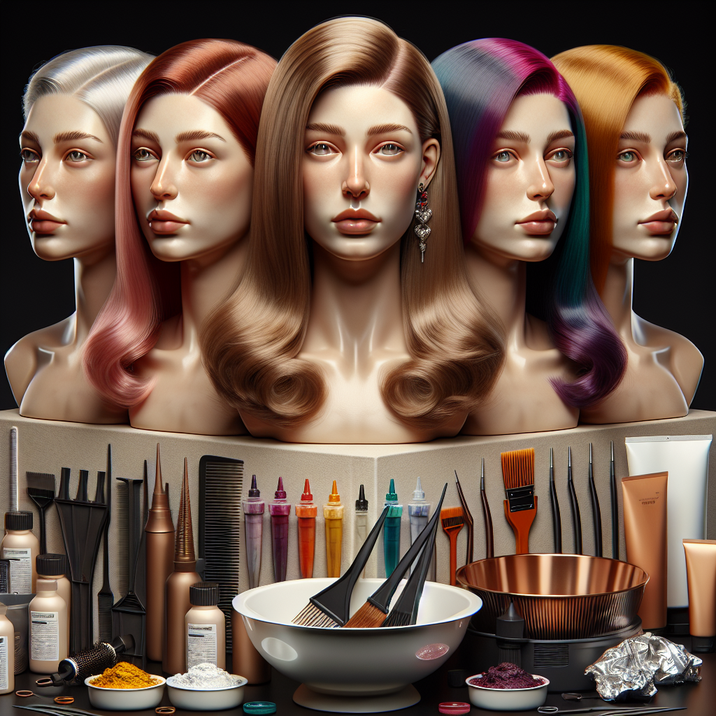 başakşehir saç boyama teknikleri rehberi