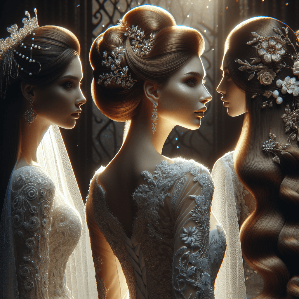 başakşehir'de balayına özel gelin saçı modelleri