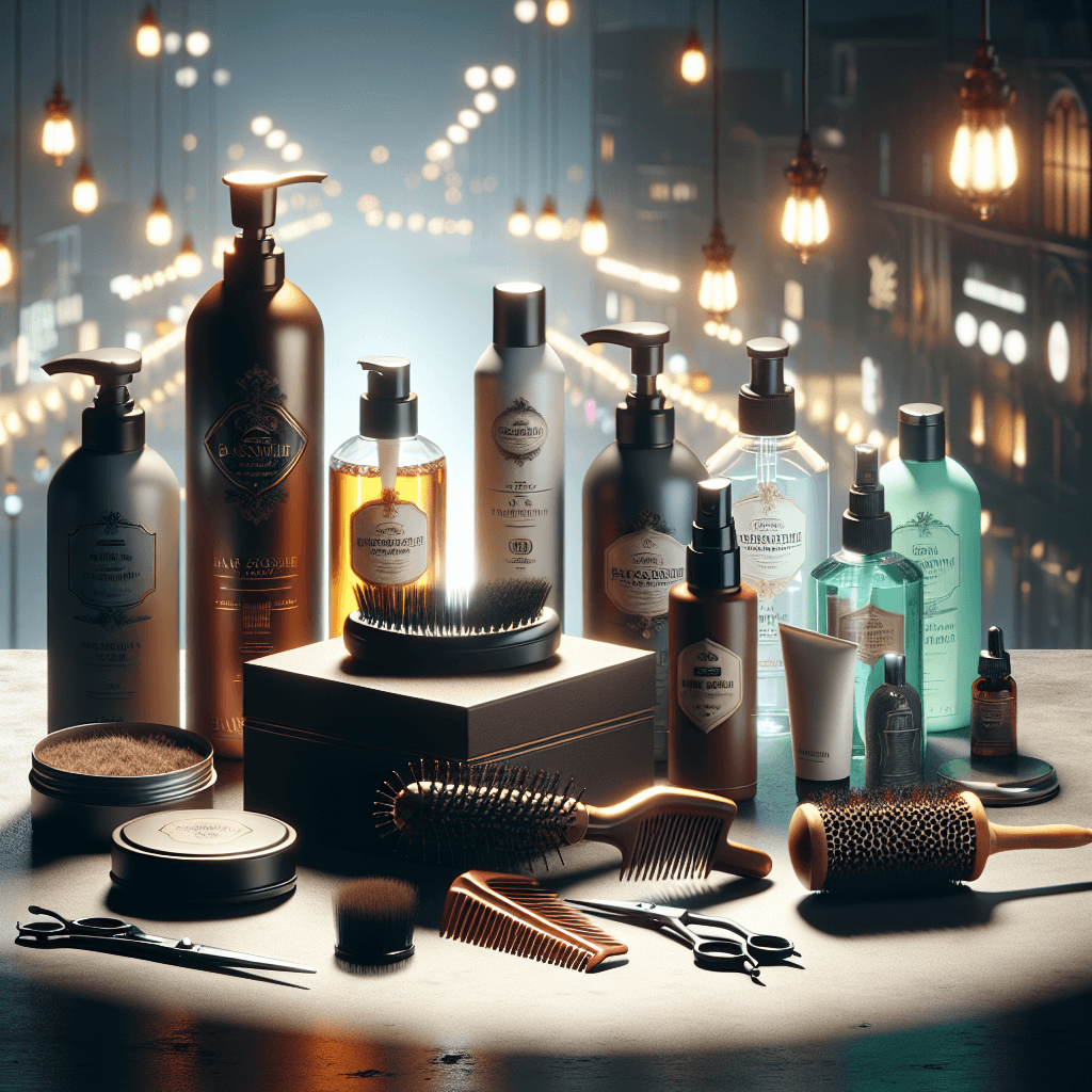 başakşehir'deki erkek kuaförlerinde kullanılan saç bakım ürünleri