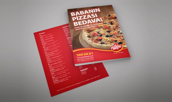 Pizza Keyfi Broşür Tasarımı